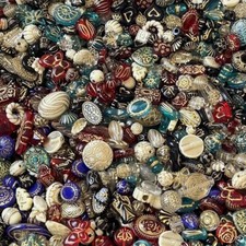 1/4LB mixed beads lot jewelry making mix variety bead supplies Read Description