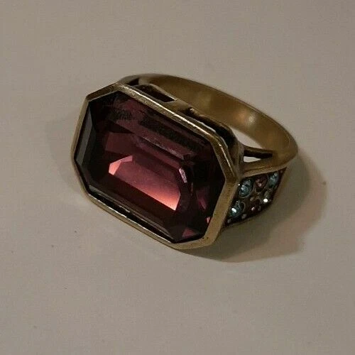 Heidi Daus Emerald Brass Fashion Jewelry