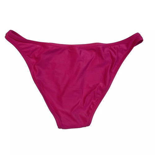 J. Crew Size Medium Heritage 1989 High-leg Bikini Bottom Pink BP209 Med Coverage - Picture 2 of 7