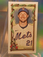 2023 Topps Allen & Ginter - Base Mini #55 Max Scherzer - New York Mets