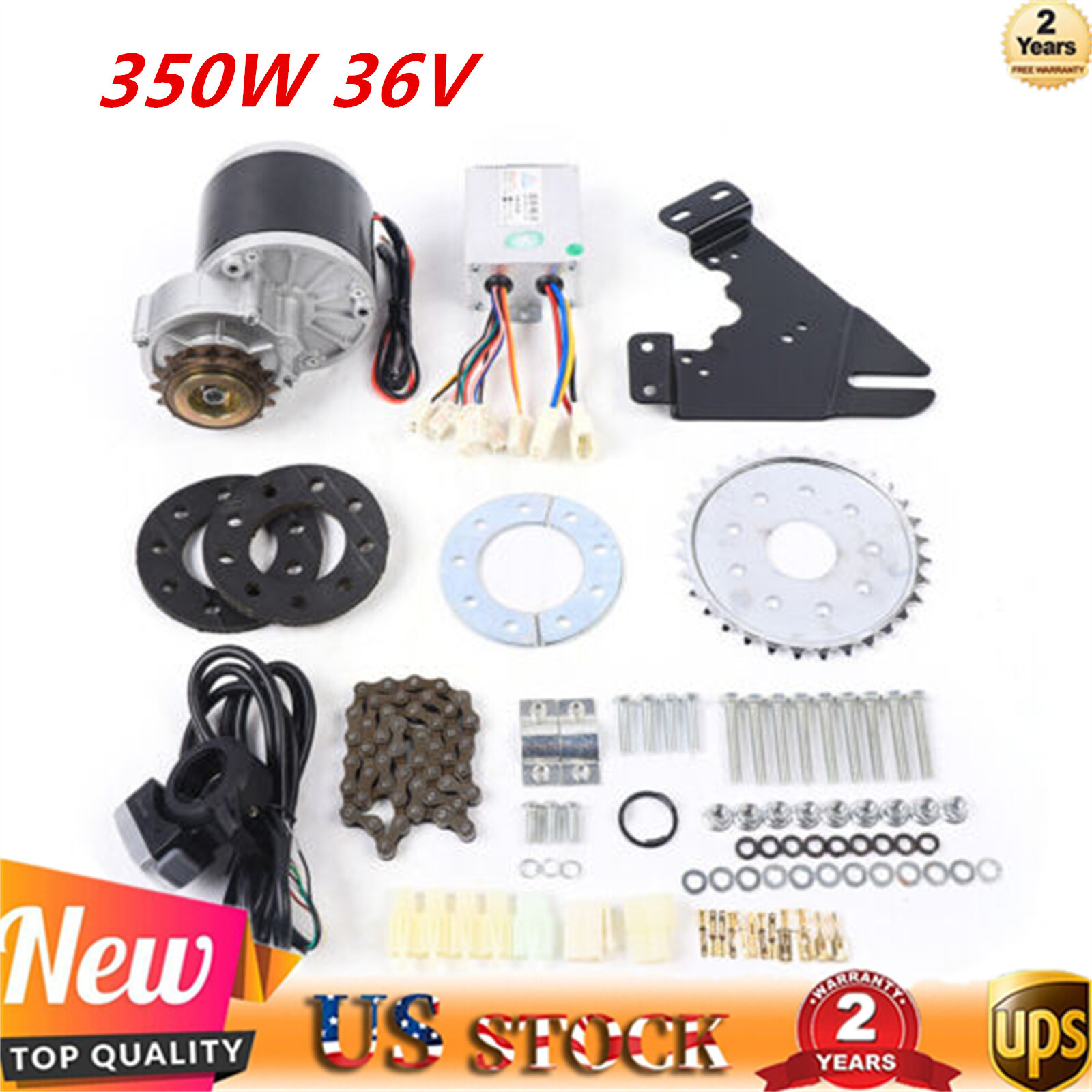 36V 350W E-Bike Motor Conversion Kit Electric Bike Freewheel