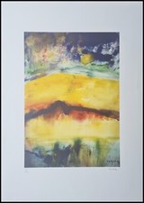ANTONIO CORPORA *Tramonto sul Nilo*70 x 50 cm*litografia firmata*limitata# 81/100