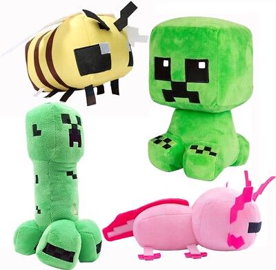 Minecraft Anime Plush Toy Animal Creeper Bee Stuffed Doll Kid