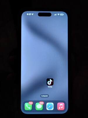 iPhone 16 Pro Max with Tiktok Installed.