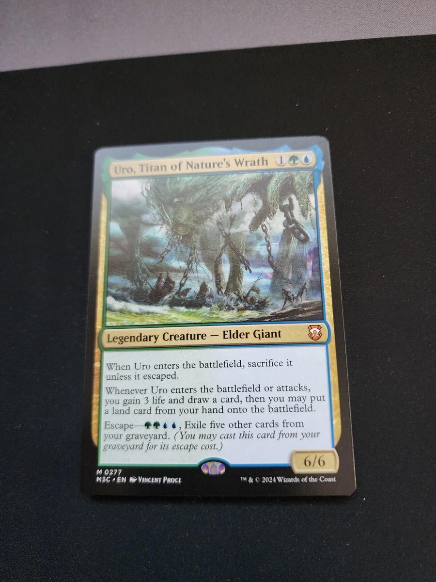 mtg uro commander deck EDH Deck Rendmaw, Creaking Nest 100 Magic Cards Moonveil Games (You may cast this card from your graveyard for its escape cost.) Uro, Titan of Nature's Wrath
