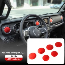 Dashboard AC Armrest Box Air Vent Outlet Cover Trim For Jeep Wrangler JL JT 18+