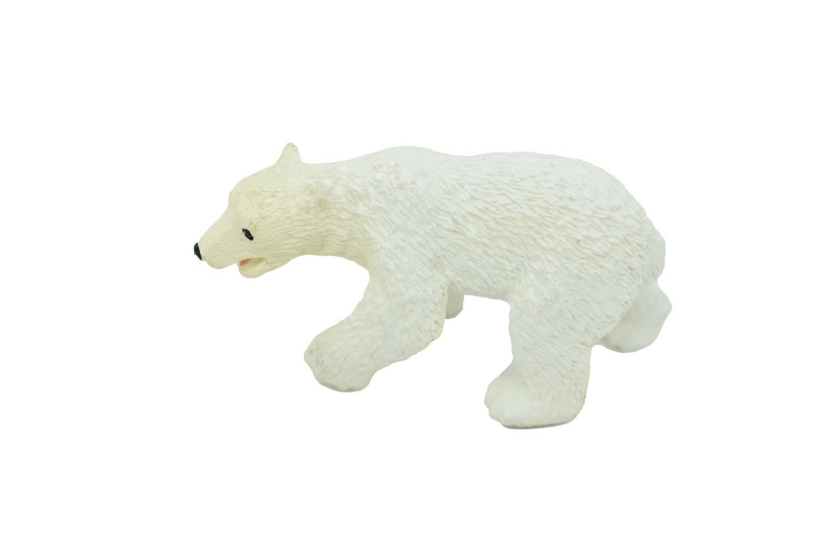 Polar Bear Small Very Nice Plastic Replica 2 1/4 inches long