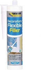 Everbuild Flexible Decorators Filler, White, 290 ml