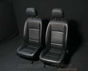 BMW 5er F10 F11 LCI Leder Sitze vorne Lederausstattung black leather seats front