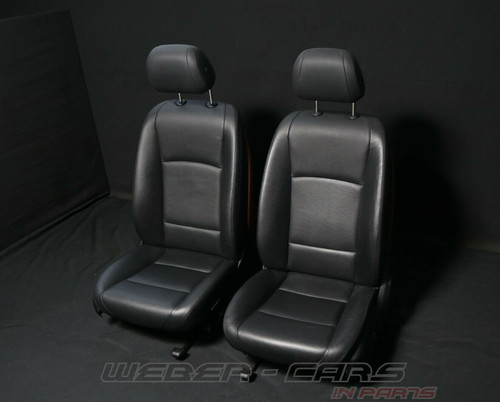 BMW 5er F10 F11 LCI Leder Sitze vorne Lederausstattung black leather seats front