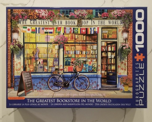 Eurographics Jigsaw Puzzle 1000 Piece worlds Greatest Bookstore