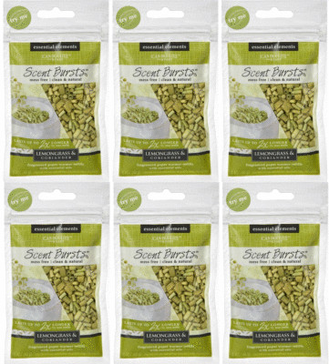 6 Pack Essential Elements Scent Bursts Lemongrass & Coriander 