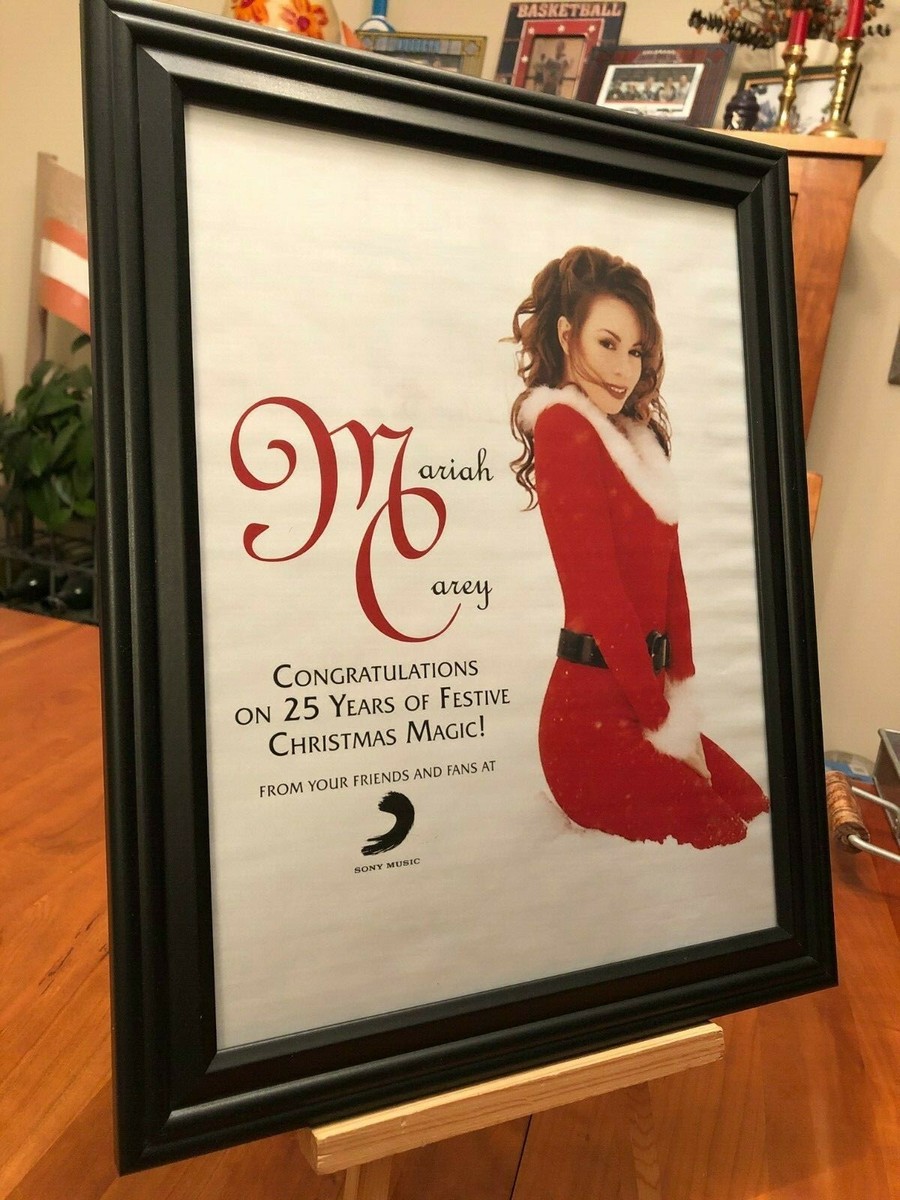 BIG 10x13 FRAMED MARIAH CAREY 