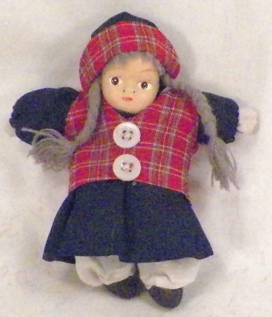 4 Vintage Small Dolls Plastic Avon Chapstick Clothespin Lady Little Girl Cute eBay