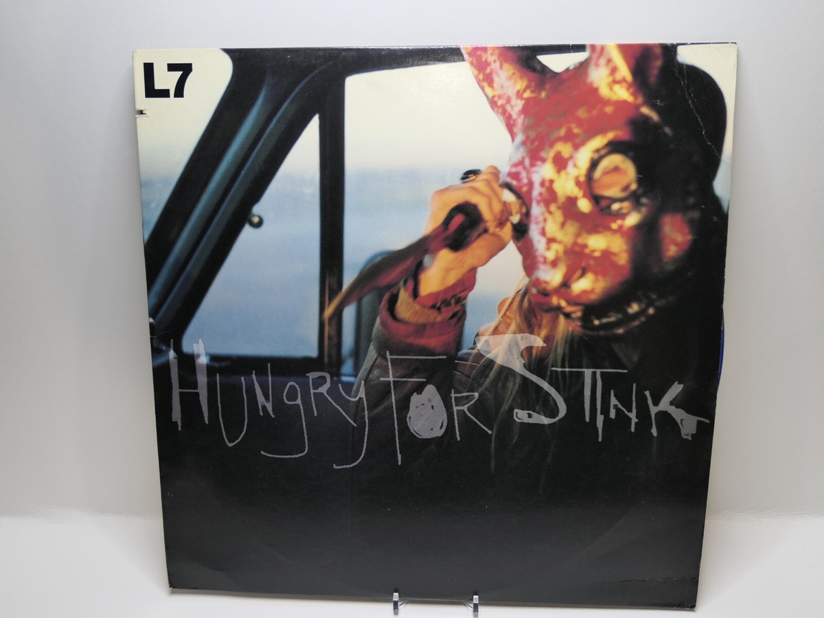 L7 – Hungry For Stink / BLUE 1994 Reprise Records – 1-45624 VG+/