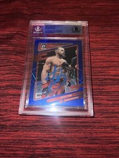 Petr Yan Signed 2022 Donruss Optic UFC Blue Velocity Trading Card Beckett