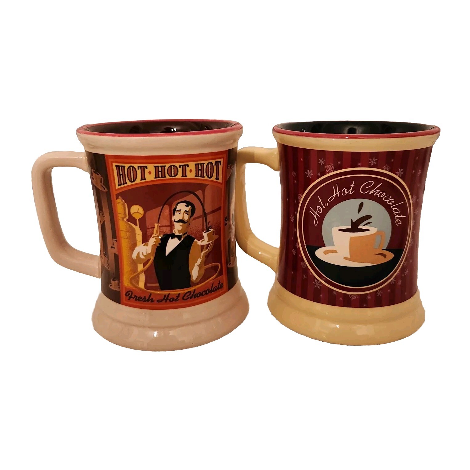 Polar Express Believe Hot Chocolate Mug Set 2-Pack
