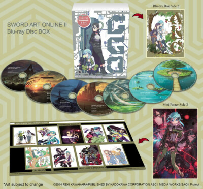 アニメ SWORD ART ONLINE II Blu-ray Disc BOX Sword Art Online II Box Set BLURAY | eBay