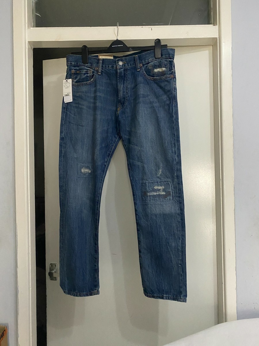 Polo Ralph Lauren The Sullivan Slim-fit Men's Blue Patch Repaired