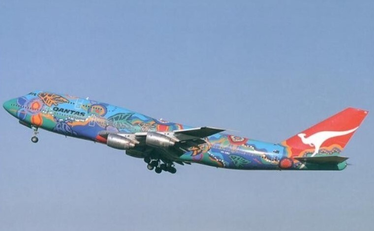 カンタス航空 Boeing 747-300 VH-EBU 1/200 www.JetCollector.com: Qantas B747-300 