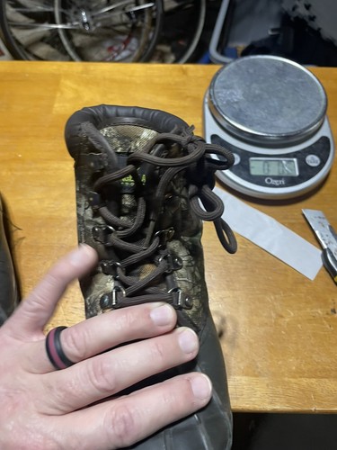 Magellan Outdoors Tie Up Camo Rubber Hunting Boots Youth Sz 1 - Picture 10 of 23
