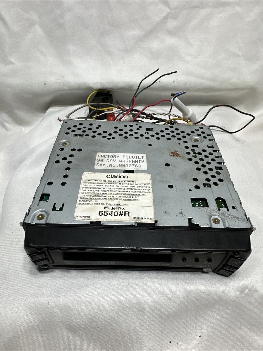 CLARION MAGI-TUNE Am/Fm/cd Player 6540 | eBay