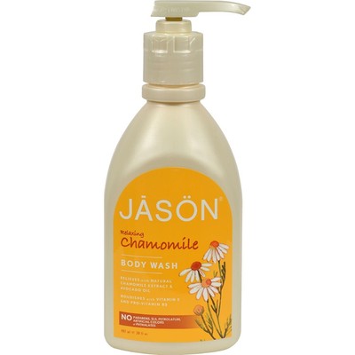 Jason Chamomile Satin Körperwäsche mit Pumpe 900ml-7er Pack