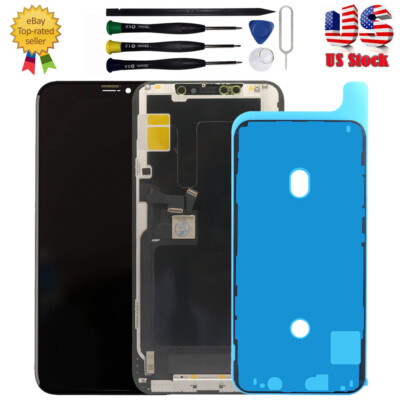 LCD Touch Screen Display Digitizer Replacement For Apple iPhone 11 Pro Max +Tool