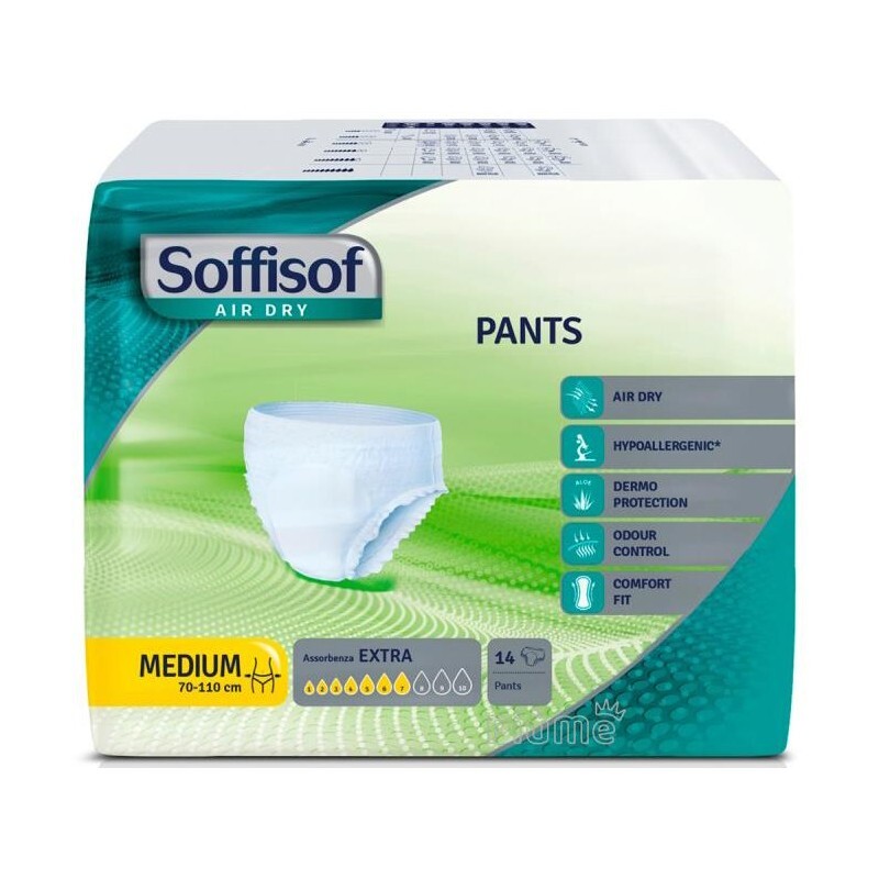 SOFFISOF PANTS ASSORBENZA 7 EXTRA MISURA MEDIUM 14PZ