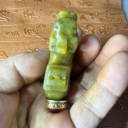 Ancient China, exquisite jade, pure hand carving, Hetian jade, snuff bottle - Picture 4 of 5