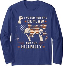 Trump President-Elect I Voted For Outlaw Hillbilly Long Sleeve Tshirt