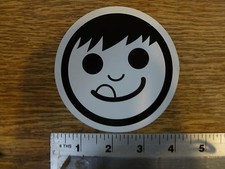 Neff Snowboarding Large Whiteblack Face Sticker Decal