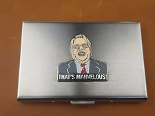 THE BIG LEBOWSKI "THAT'S MARVELOUS" CREDIT CARD HOLDER/WALLET Stainles Steel NEW