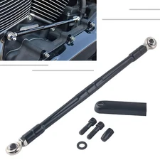 Black CNC Gear Shift Linkage Link Rod For Harley Road King Street Glide Softail