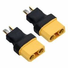 XT90 Female & T plug Male wire conversion adapter 2pcs RC model power connector
