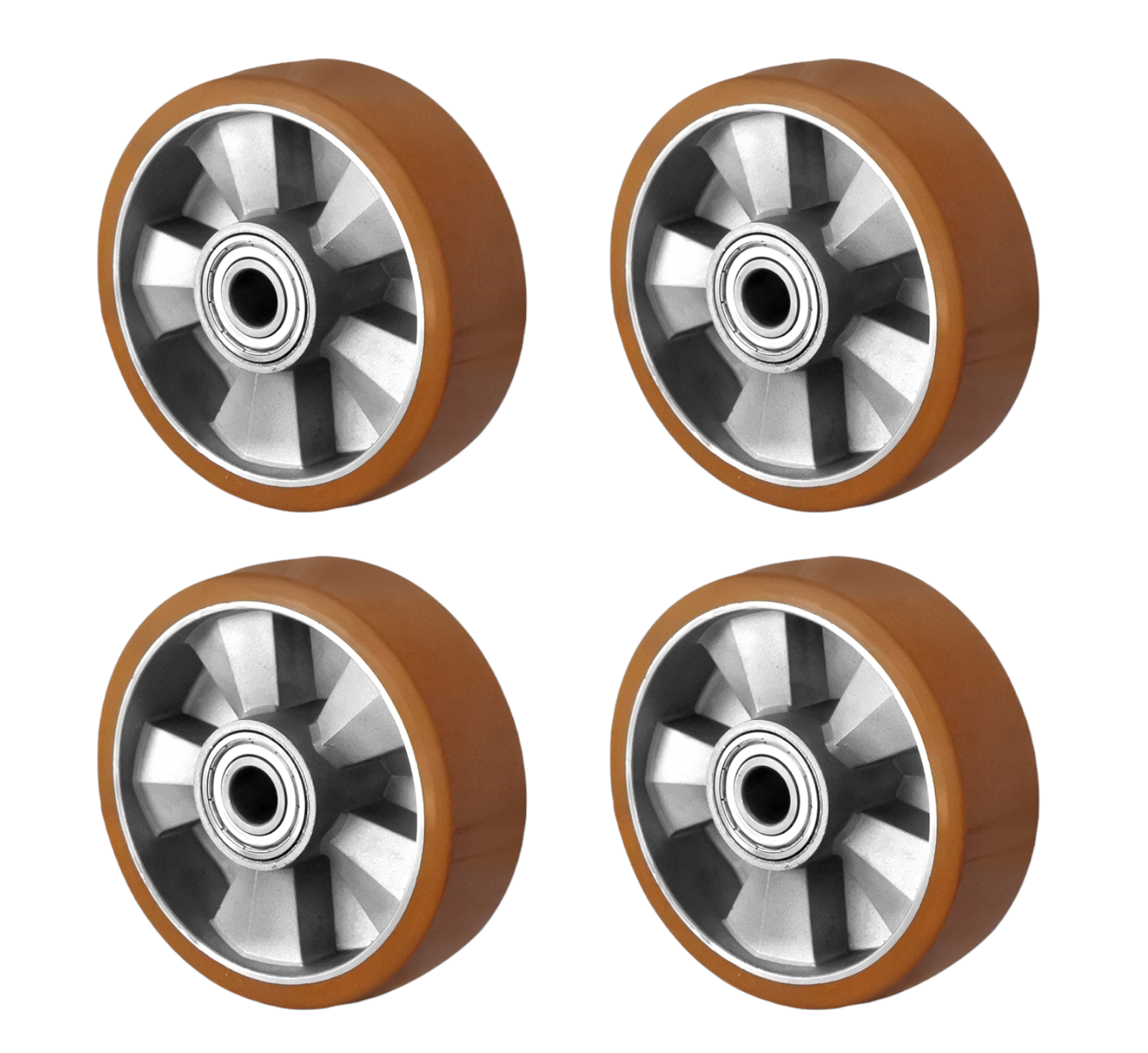 Wiltec Lenkrollen Set 4x Transportrolle 125mm bis 200kg Wiltec Lenkrollen Set 4x Transportrolle 125mm bis 200kg