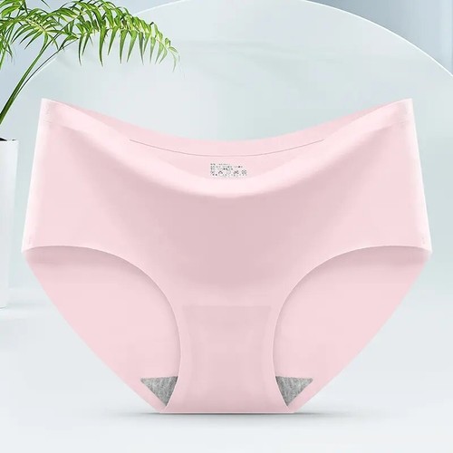 Ice Silk Panties Ladies Underwear Seamless Briefs Pants Women Knickers Pack of 4 - Picture 7 of 38