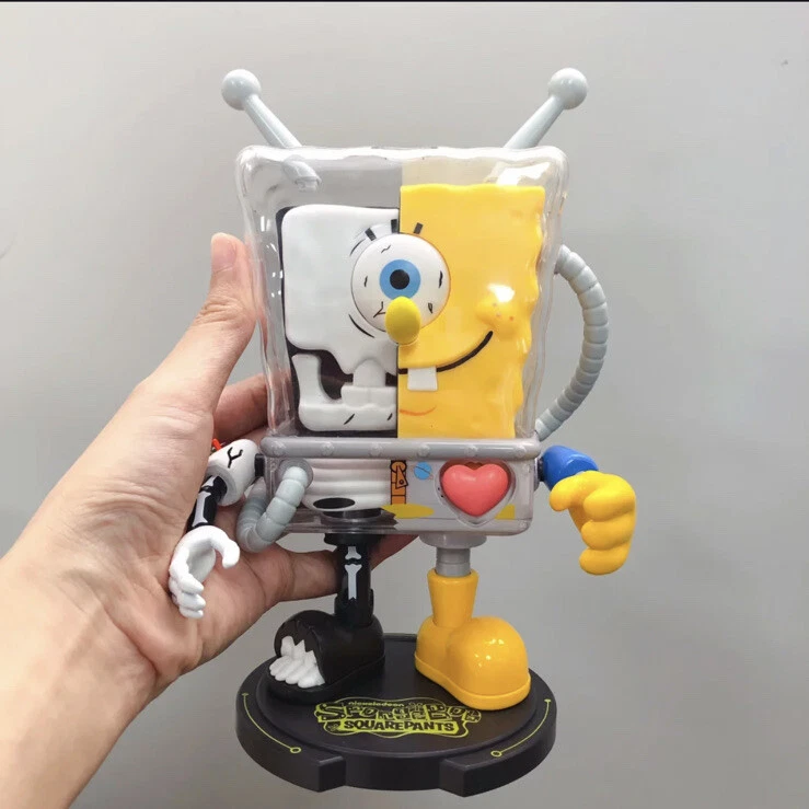 NEW SEALED SPONGEBOB SQUAREPANTS Space Travel NICKELODEON 20cm Figure Sofubi - Image 2 of 4