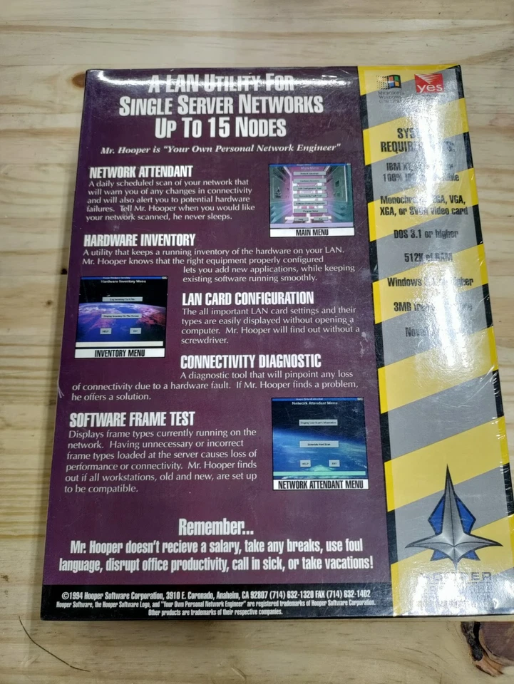 Vintage Sealed Hooper utilities Network tools RARE   - Image 4 of 4