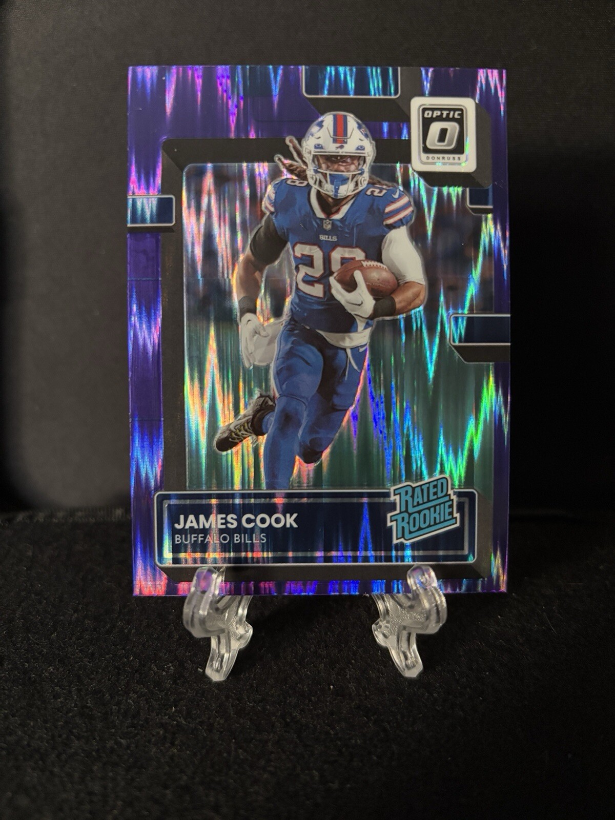 James Cook Panini Donruss Optic #215 Purple Shock