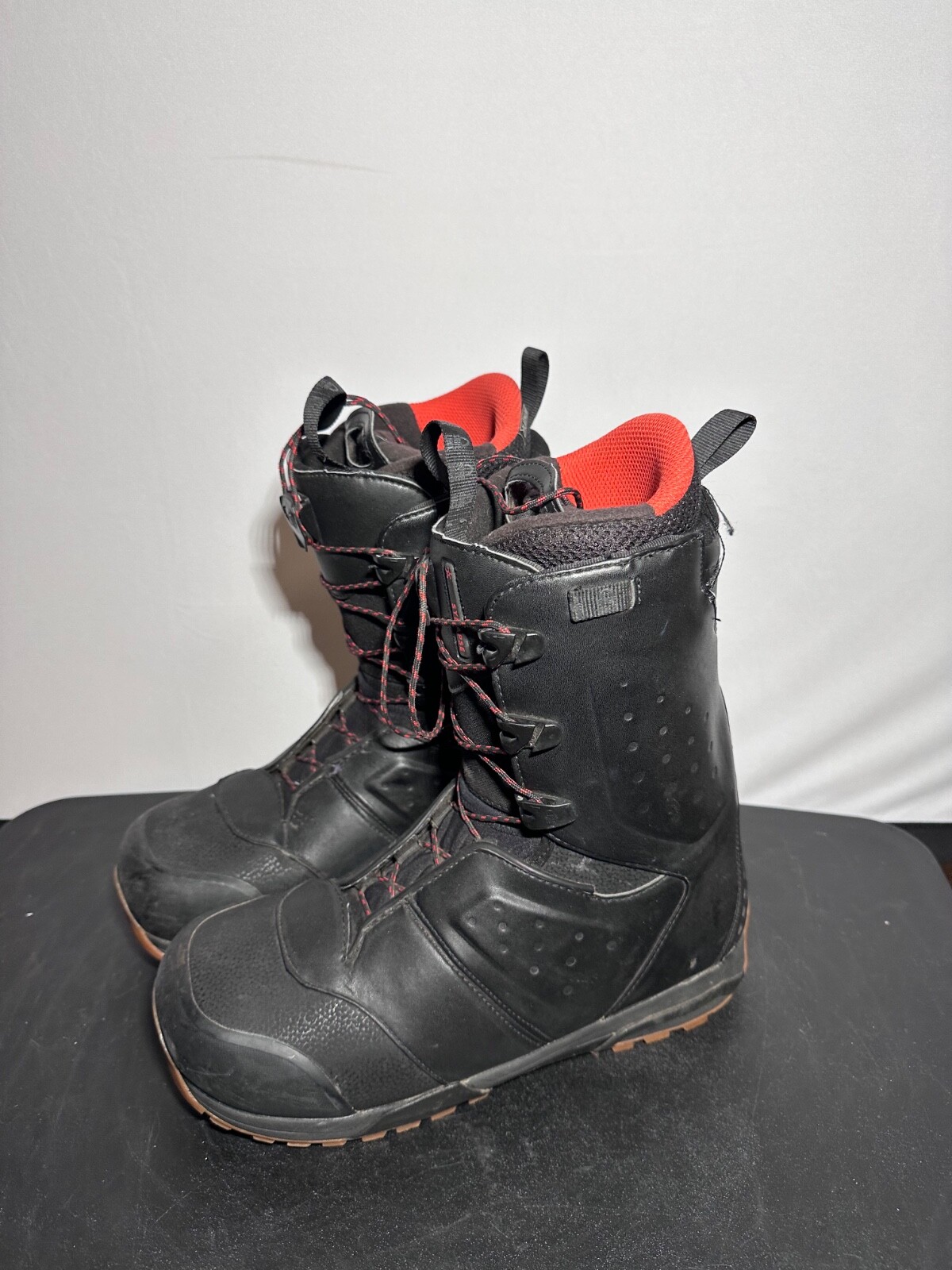 SALOMON Stivali da snowboard uomo lacci rapidi taglia 43 EUR 10 US