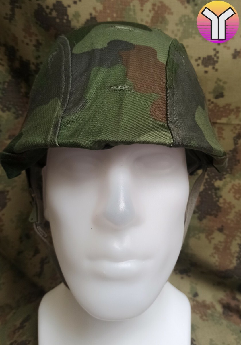 M93 oak leaf Yugoslav Army camouflage cover for M59/85 steelhelmet