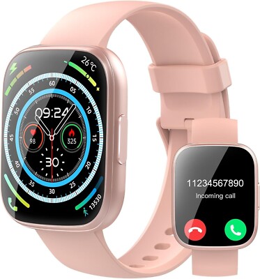 Smart Watch for Men Women Waterproof Fitness Heart Rate Calls for Google Pixel