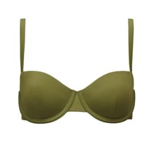 NWT Cuup Size 14 Fern The Balconette Swim Top UPF 50 Protection Underwire