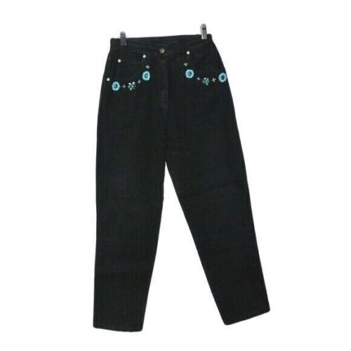 Carole Little Vintage Embellished Mom Jeans 4 sport Petites - Picture 2 of 9