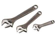 Bahco Triple Pack Adjustable Spanner / Wrench Set 8070 6in 8071 8in 8072 10in 
