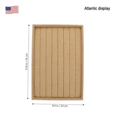 7 Slot Ring/bangle Organizer Display Insert With Linen Tray