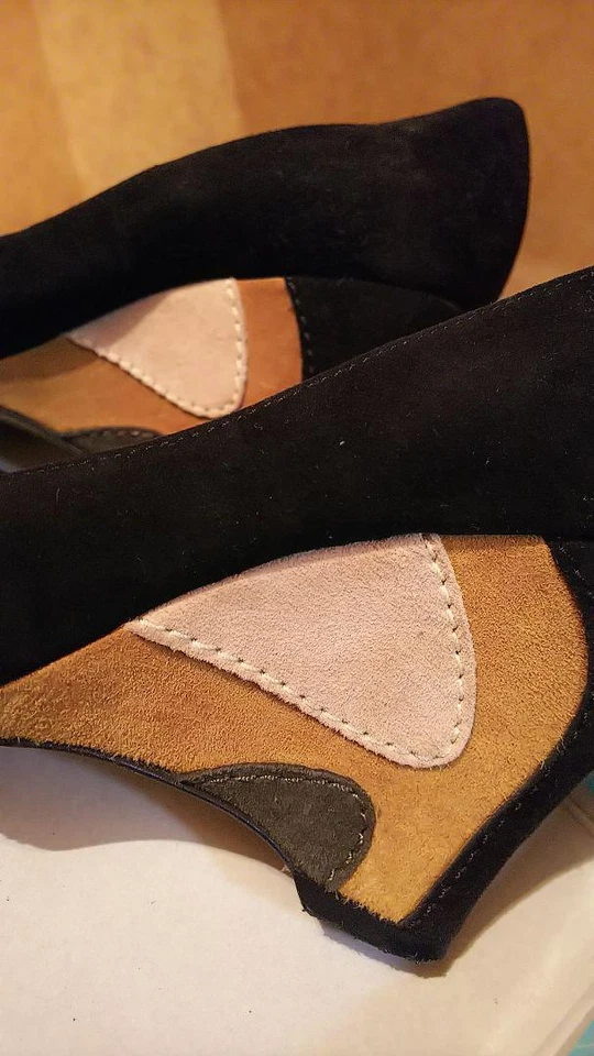 Emilio Pucci насосы EU35/US5.5 в хорошем состоянии, замша, черный - Изображение 4 из 4