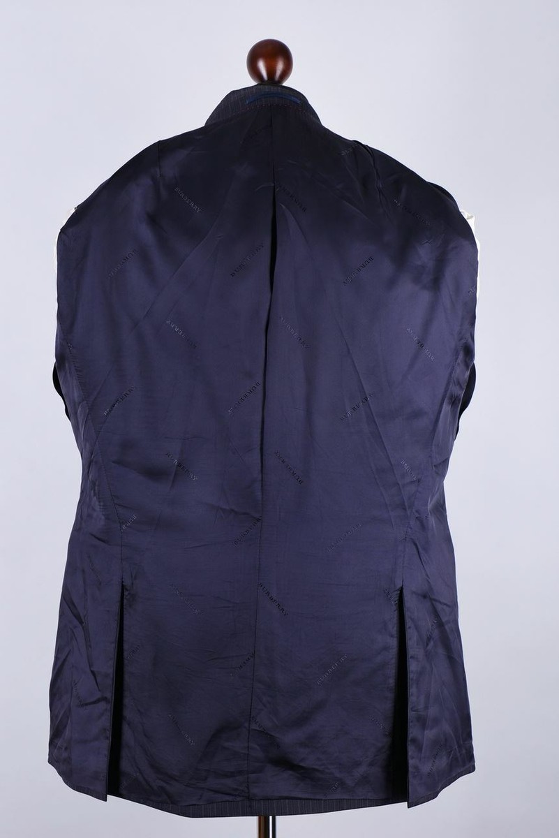 Burberry London K-Knopf Classic Wool Blazer Jacket Size L Burberry London K-Knopf Classic Wool Blazer Jacket Size L