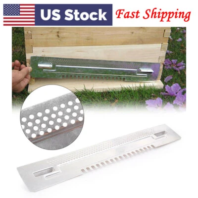 GZYF Bee Hive Sliding Mouse Guard Beekeeping Travel Gates Zinc Plated Beekeeping Tool